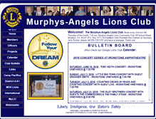 Tablet Screenshot of murphysangelslions.org